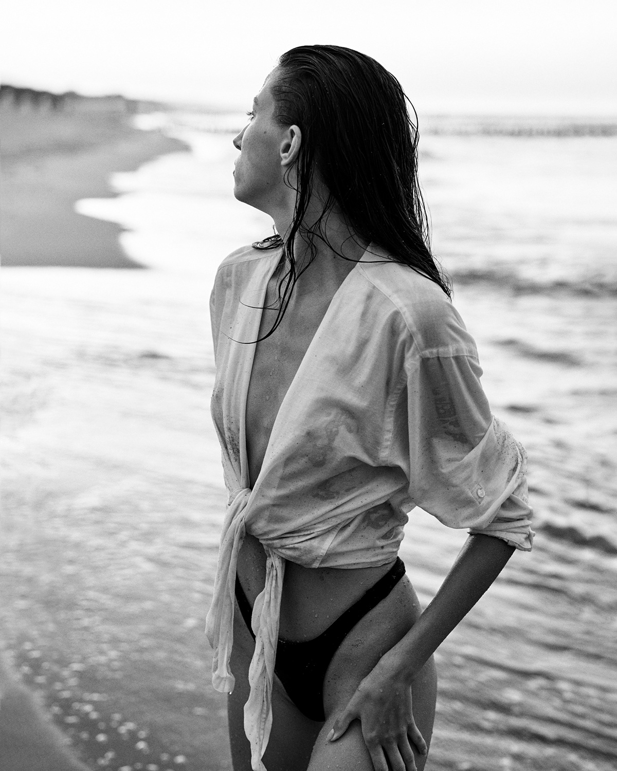 water beach Ocean sand portrait photoshoot Photography  photographer model sea