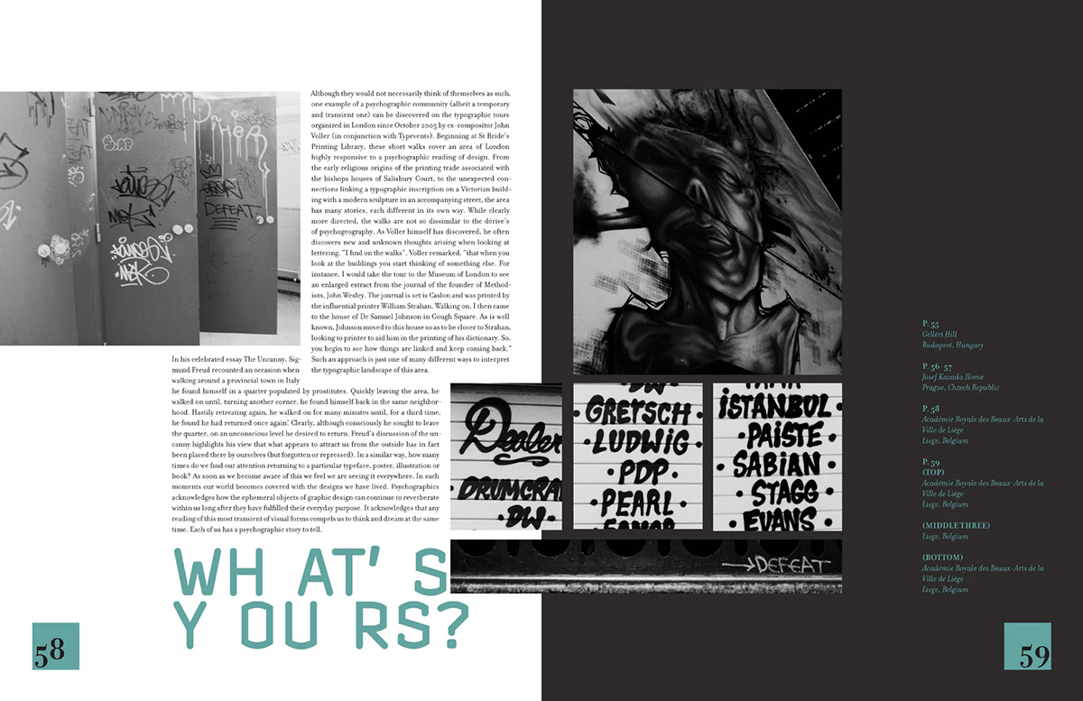 magazine article Layout student university of kansas psychographics Kerry William Purcell