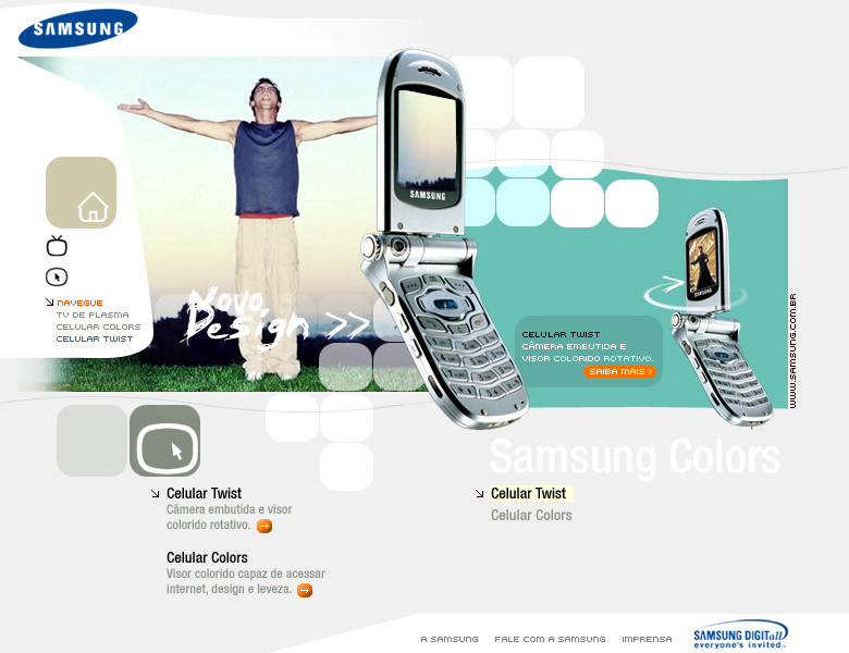 vilmar fernandes Webdesign postpixel Awards Layout Samsung UI ux