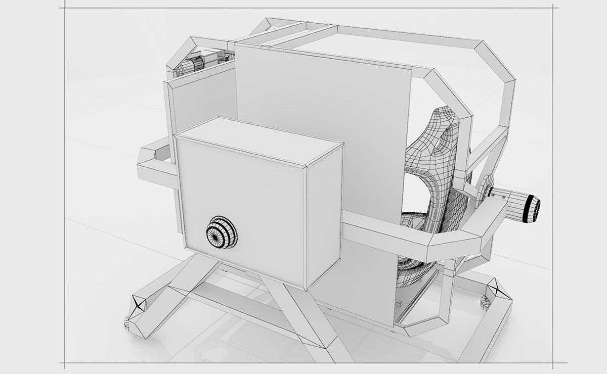 Maya V-ray model Render 3D