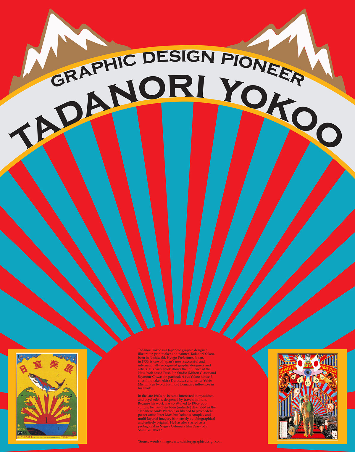 Pioneer Tadanori Yokoo poster