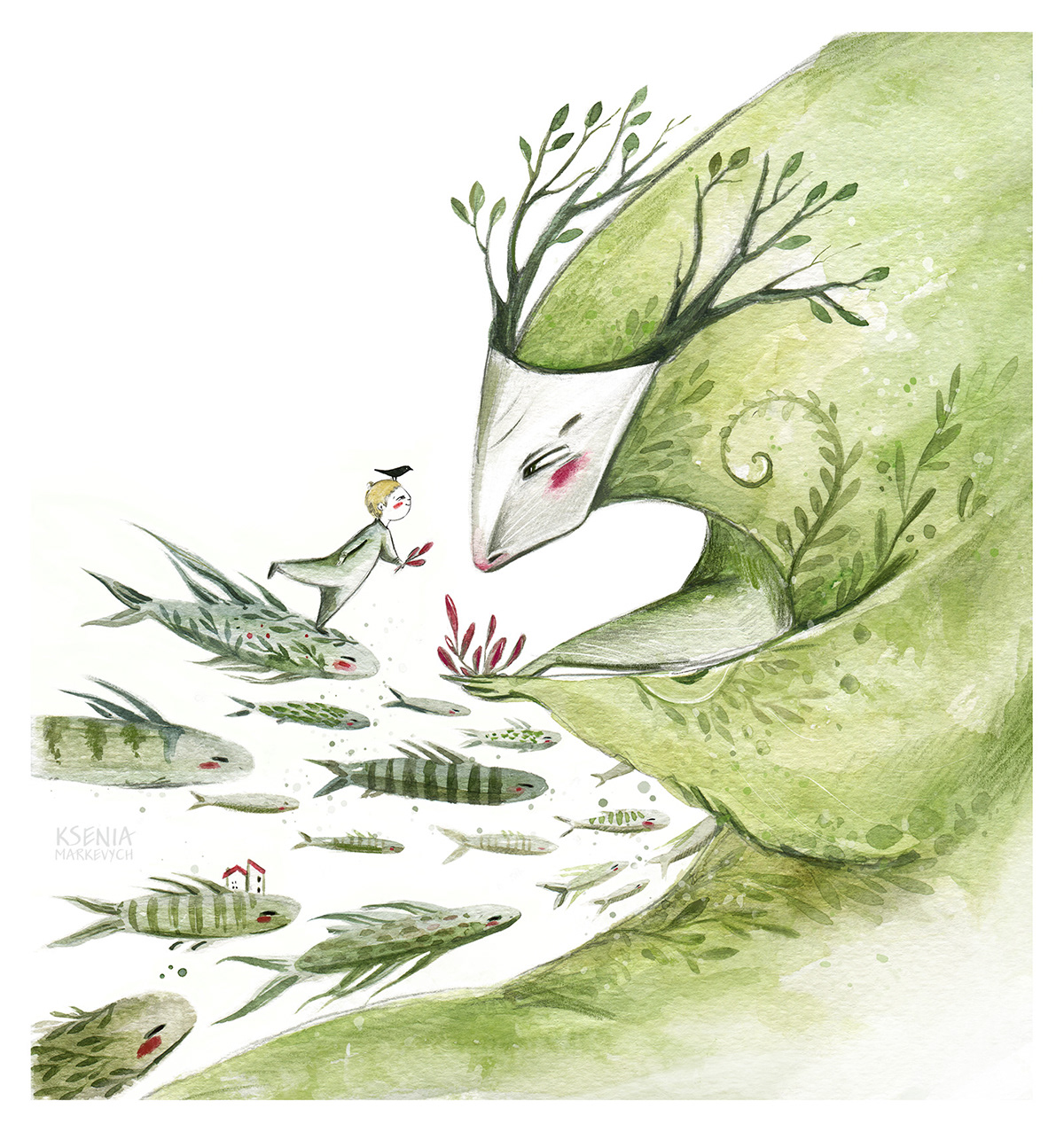 cartoon Character children's book children's illustration kidlit Picture book cute illustrations Magic   Nature spirit