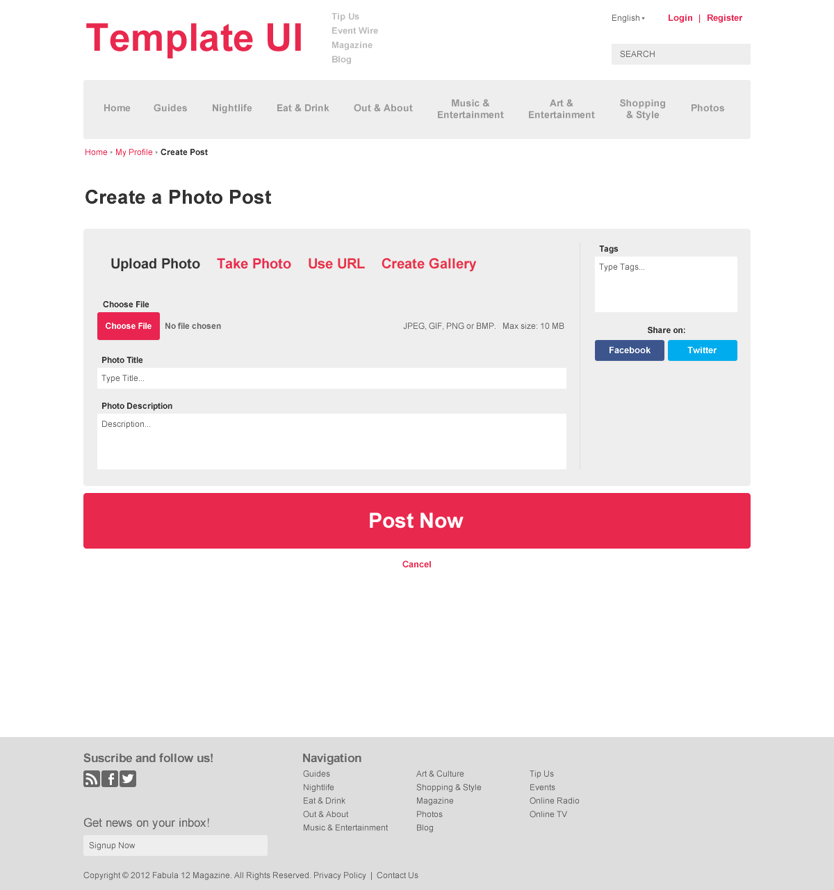 Website user interface user experience wireframe mock up concept Layout styleguide component