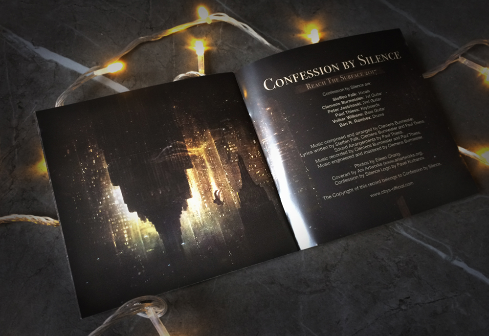 ILLUSTRATION  CD design Digital Art  Aniartworks confession by silence album cover