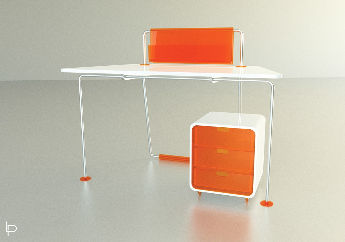 Office contemporary Minimalism desk