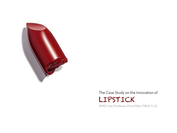 Case Study  innovation Lipsticks research