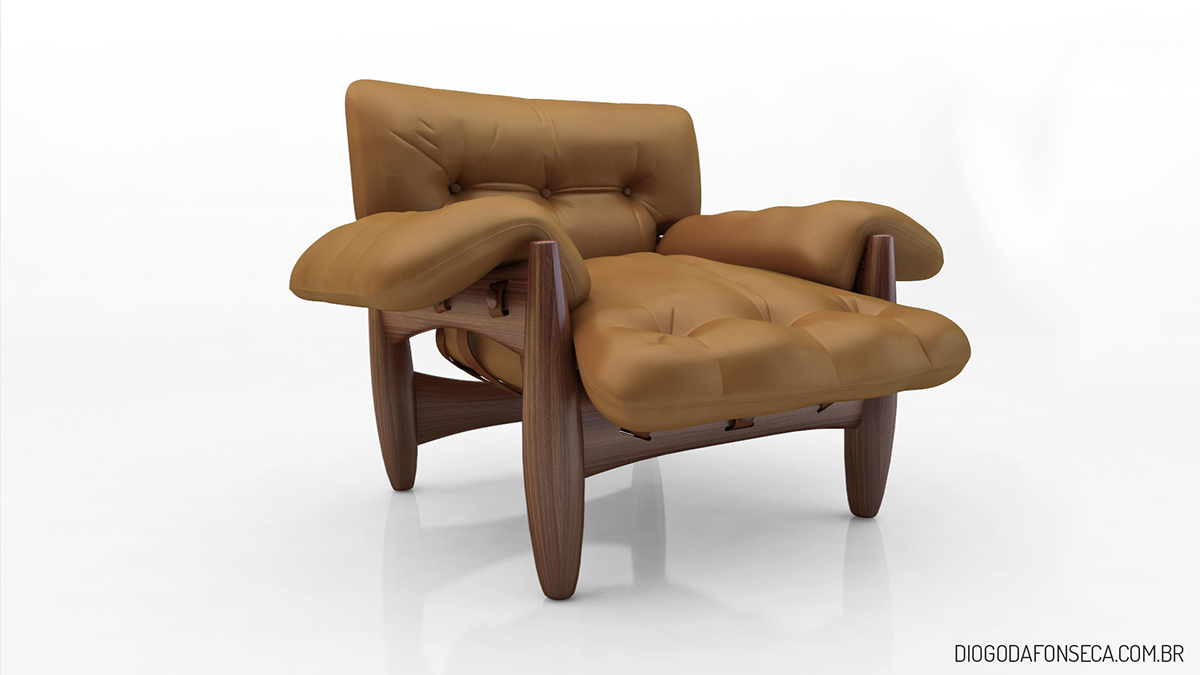 arm chair furniture 3D