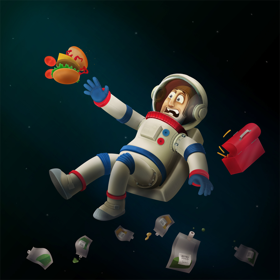 Space Junk Food on Behance