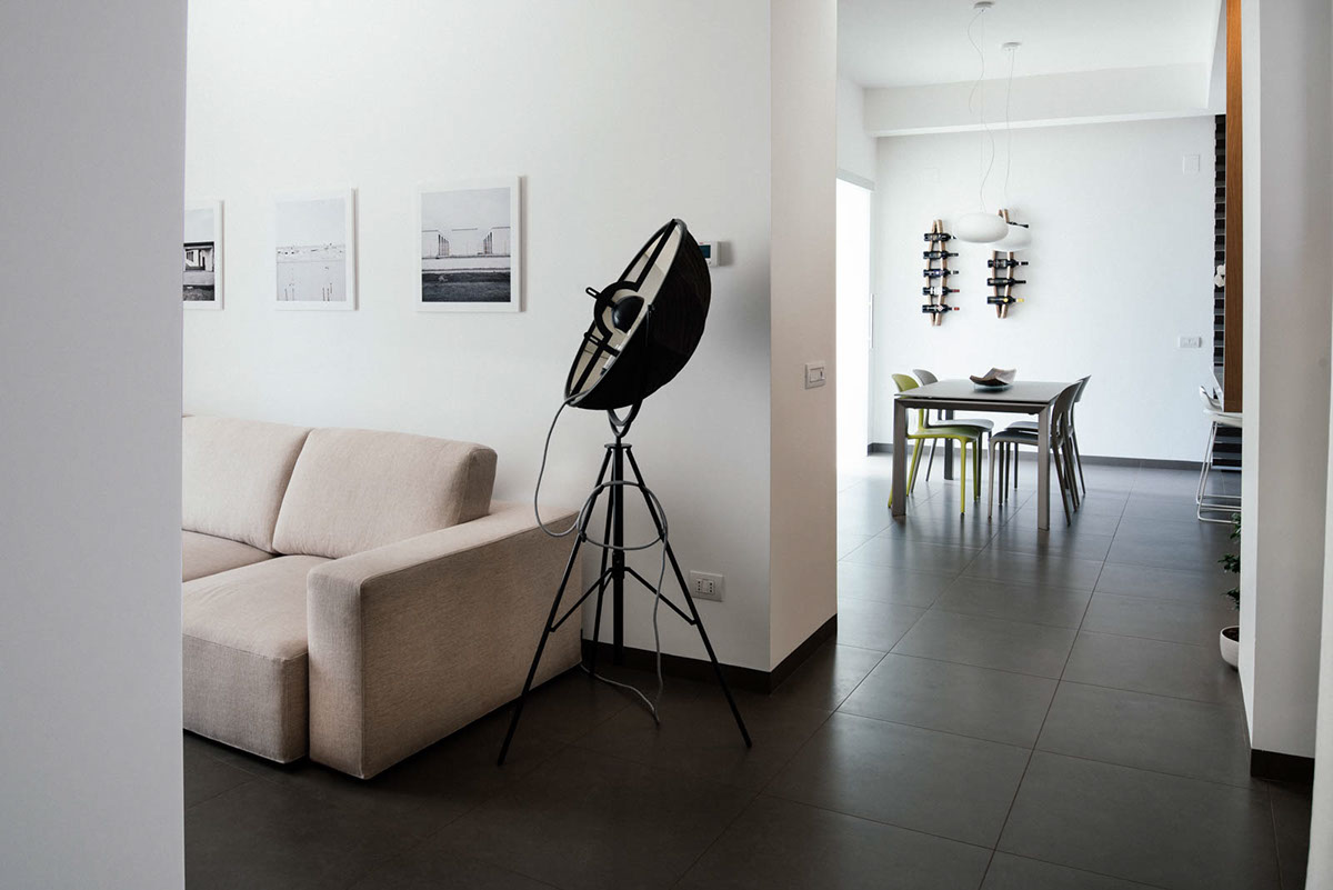 apartment Naples Bespoke Joinery contemporary house modern oak