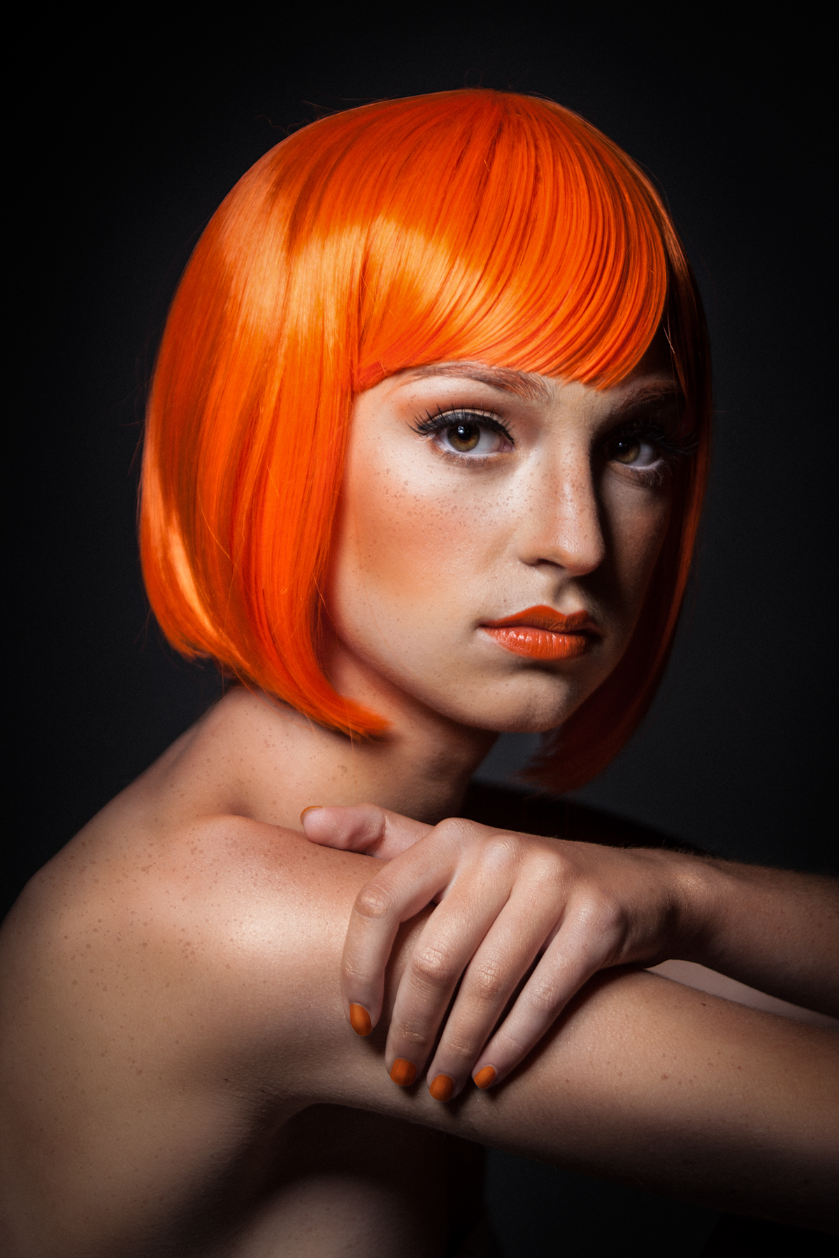 beauty makeup orange