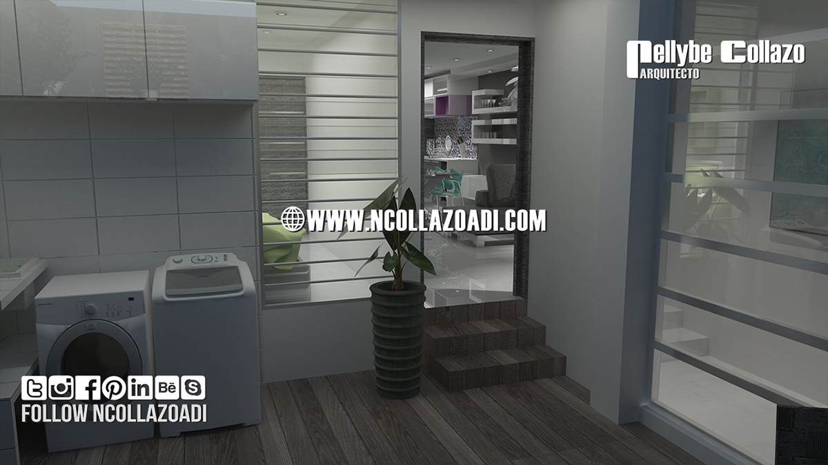 interior design  architecture MODELNG 3D Render SketchUP ACAD revit vray apartment kitchen