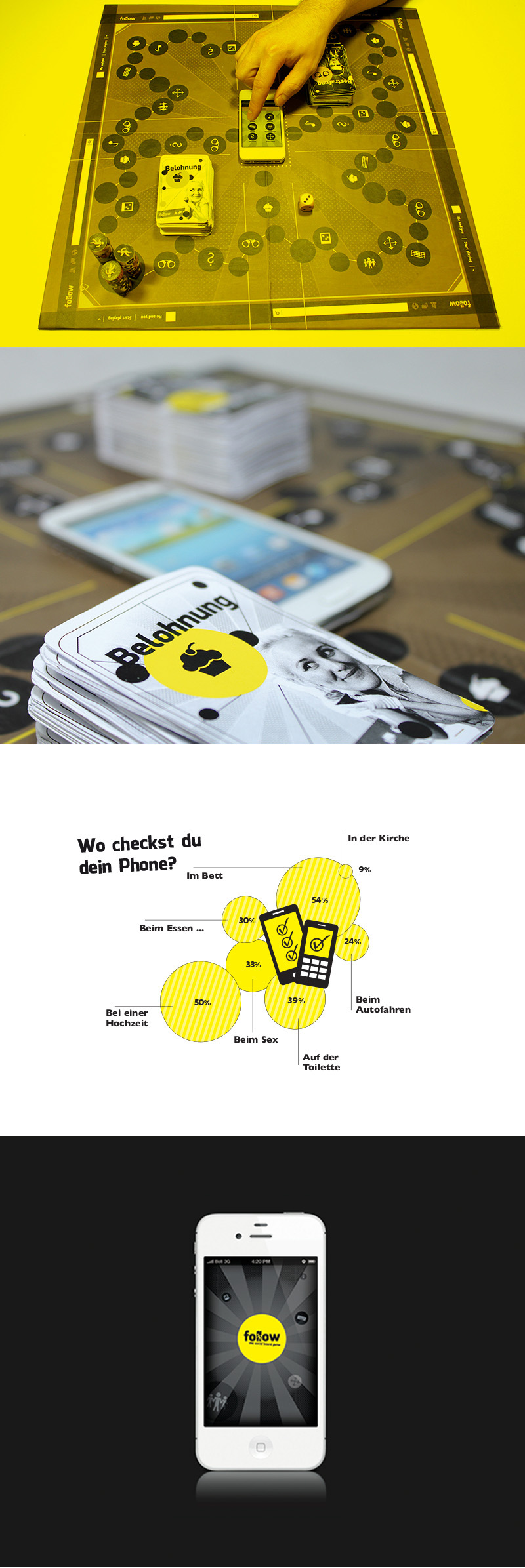 follow  social   board  game   diploma  yellow  Black  Play  toy  social network  FACEBOOK  package  box  screen printing media