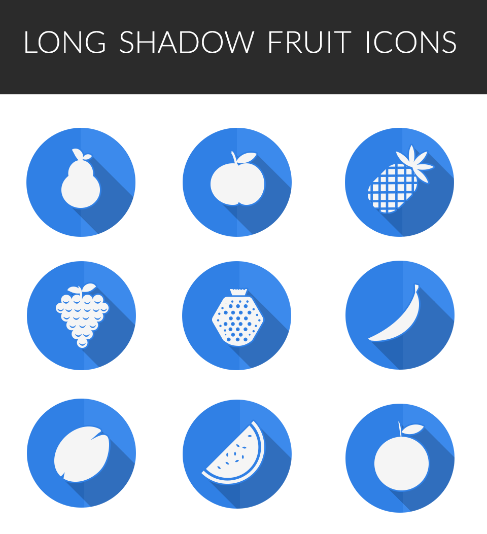 Long Shadow icons