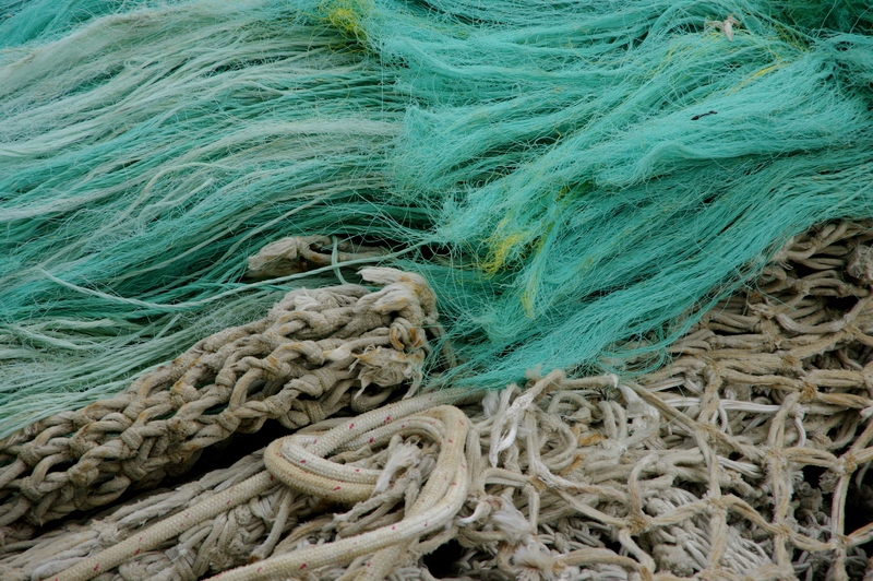 abstract fishing nets vissersnetten