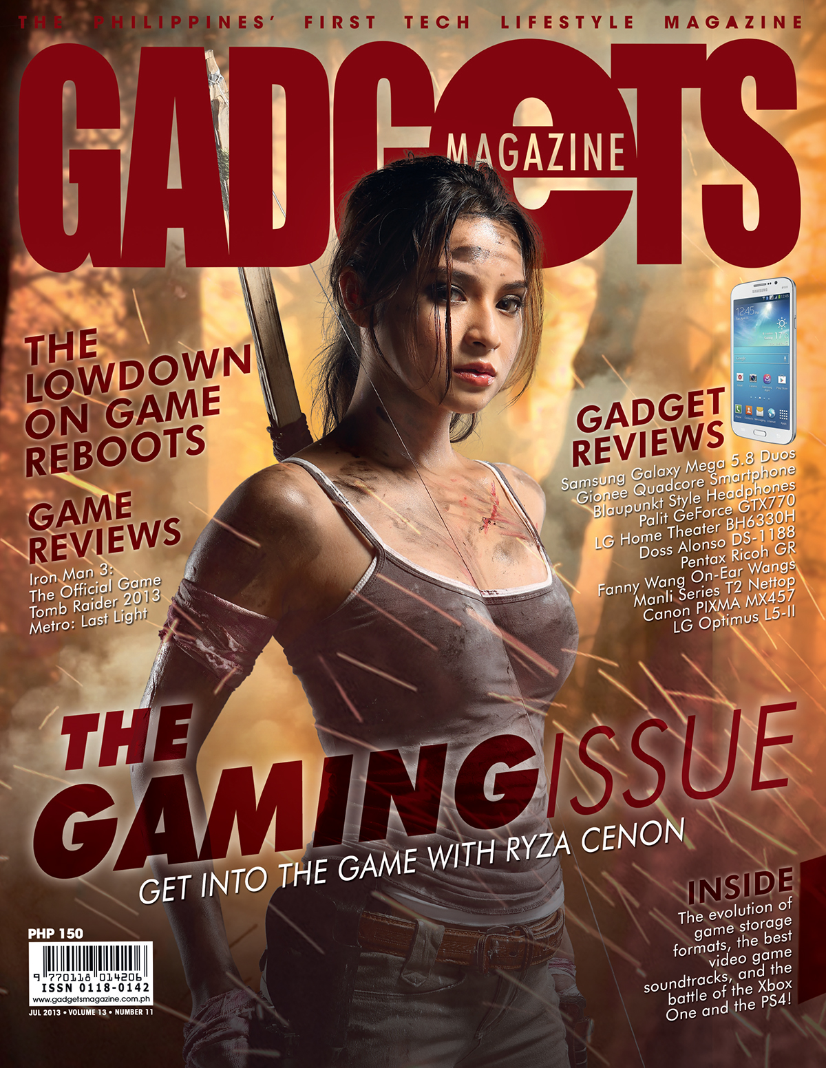 Ryza Cenon lara croft tomb raider Cosplay costume play Video Games fashion editorial Gaming cover magazine