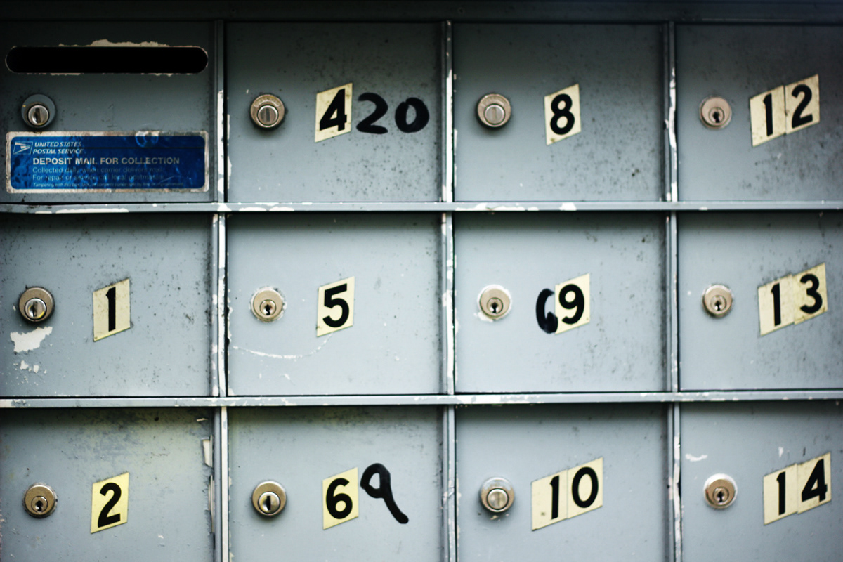 postcard mailbox