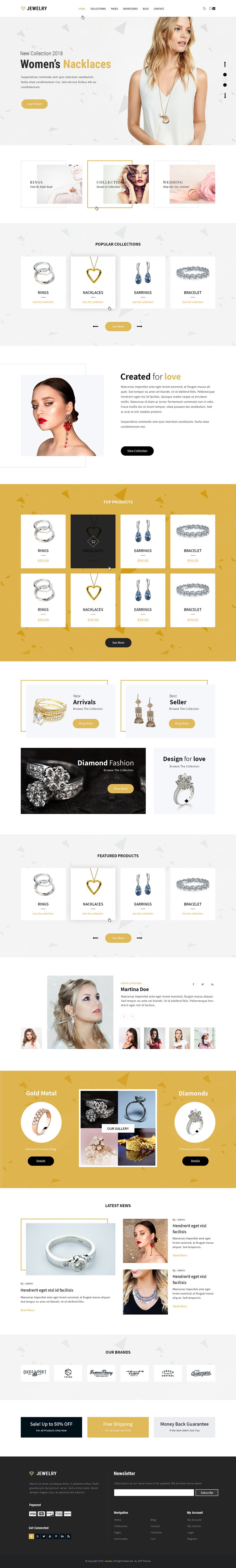 Jewelry WordPress Theme Gold WordPress theme Platinum WordPress theme Shop WordPress Theme