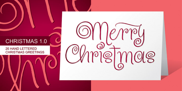 Merry Christmas swash Letterstock Calligraphy   card Custom Lettering decorative fontmaker greeting Hand-lettered new year ornate season's greetings swirl vintage