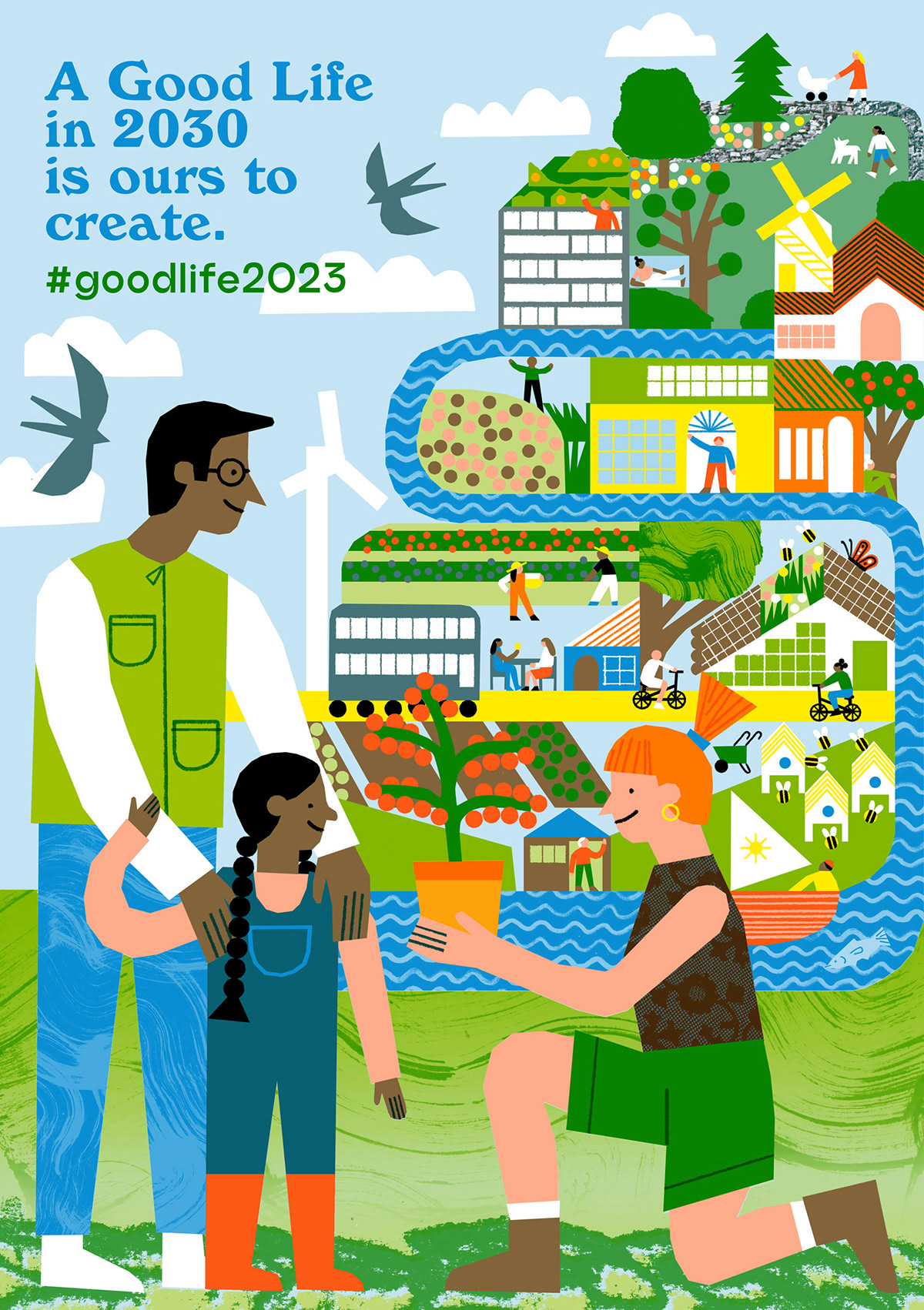 Advertising  climate creatives design editorial ILLUSTRATION  poster posterdesign posterillustration