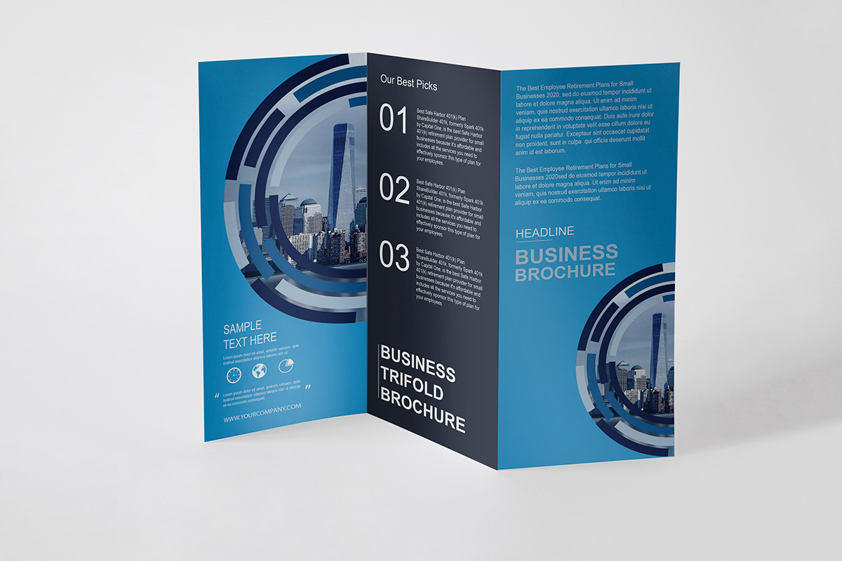 Advertising  brochure design graphic design  print design  tri-fold branding 