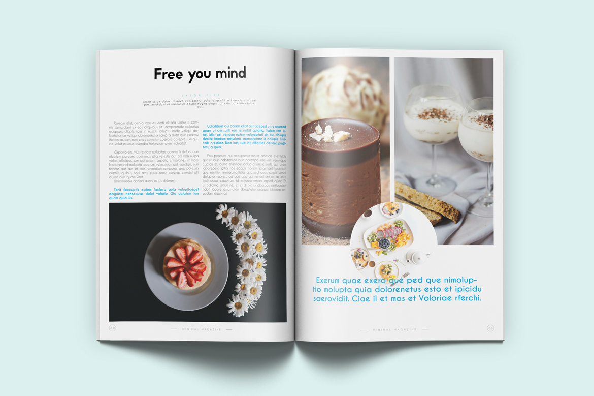 a4 brochure business catalog clean compatible creative editorial elegant flexible