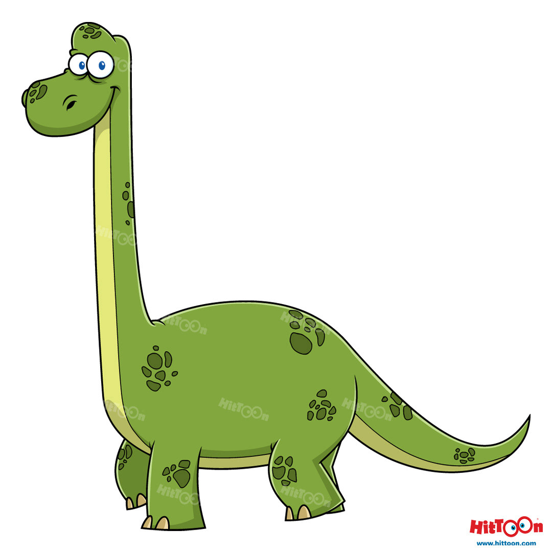Brontosaurus Dinosaur Cartoon Character on Behance