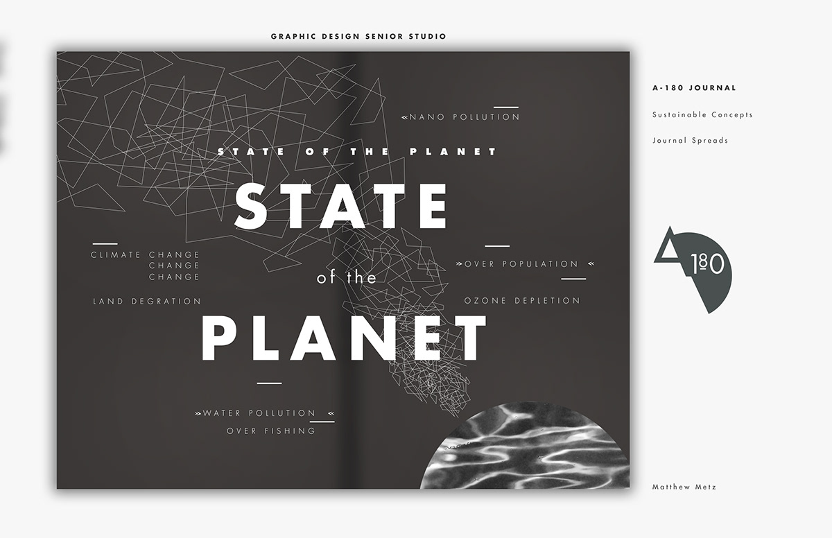 magazine graphic design print Layout type Lettforms Matthew Metz ringling college journal spreads editoral