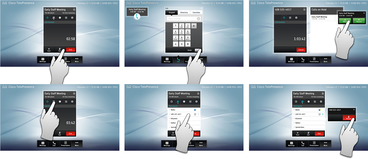 cisco  TelePresece touch touchscreen