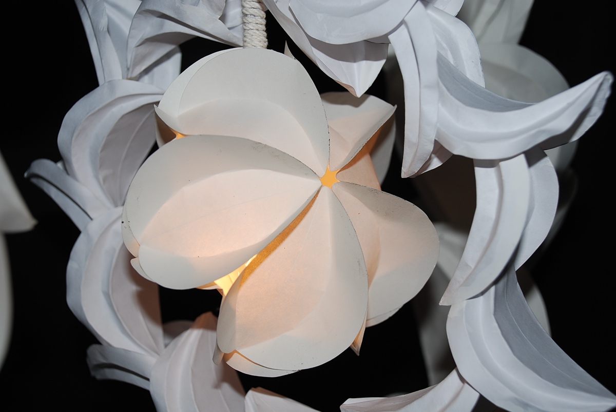paper Lamp lighting papercraft origami  risd