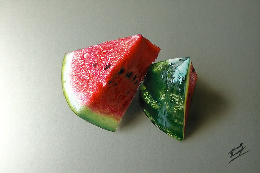 Watermelon Drawing, watermelon, food, triangle png | PNGEgg