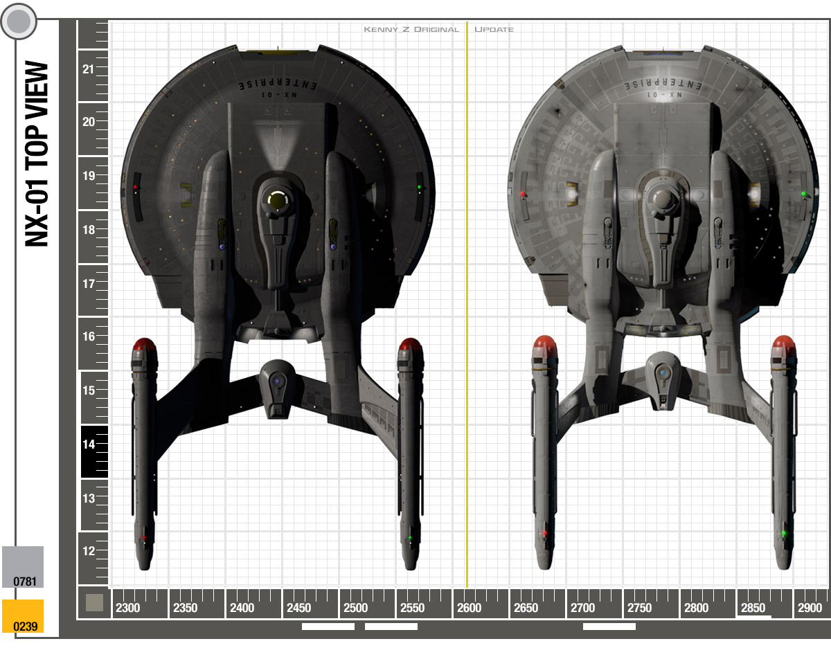game Star Trek enterprise NX-01 origins adventure 3D model science fiction Space  starship