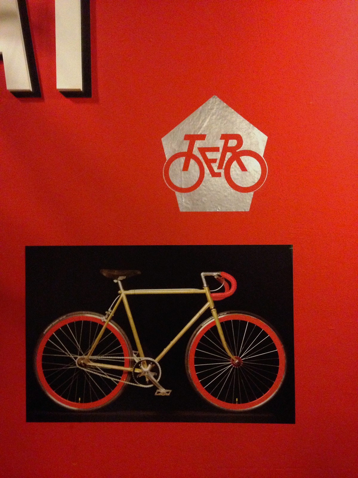 gold silver bikes hand painted signs Logotype