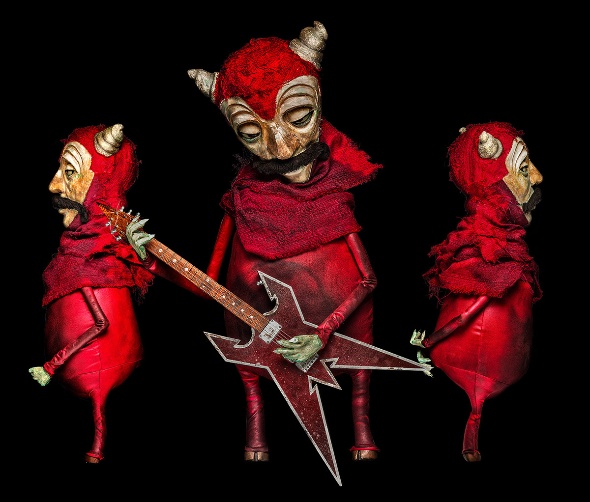 game design devil rock puppeteer modeling concept art monster clay ubezleb