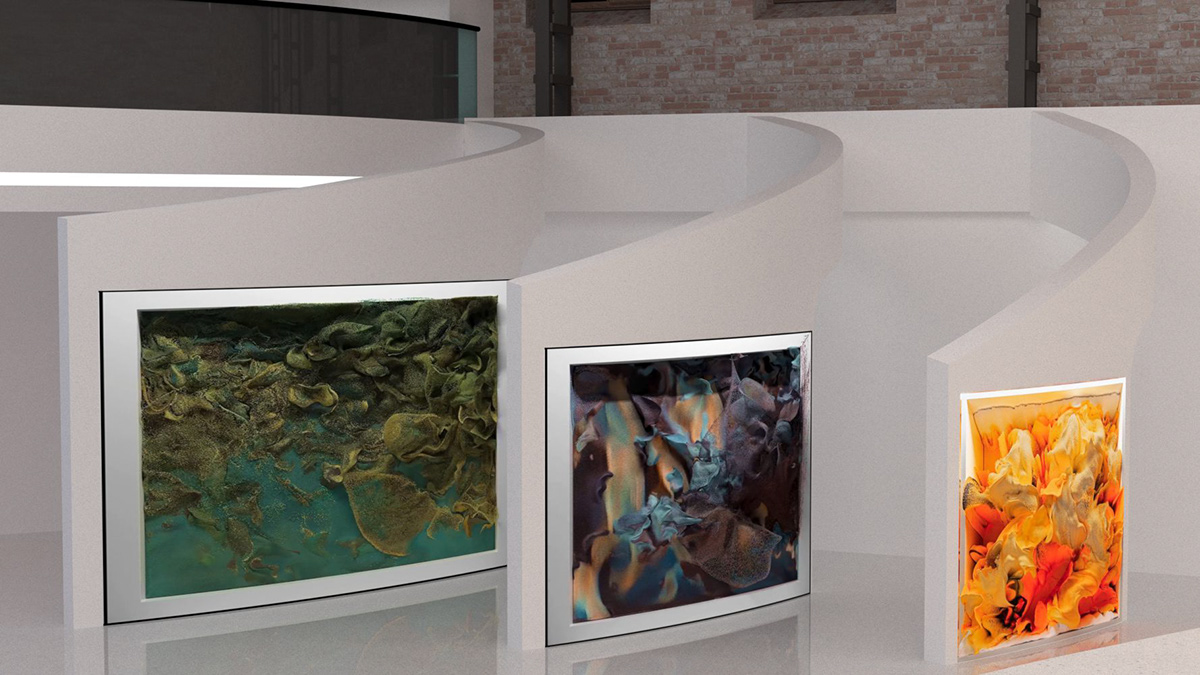 Dijital Sanat Digital Art  3ds max Render vray architecture interior design  Refik Anadol parametric design