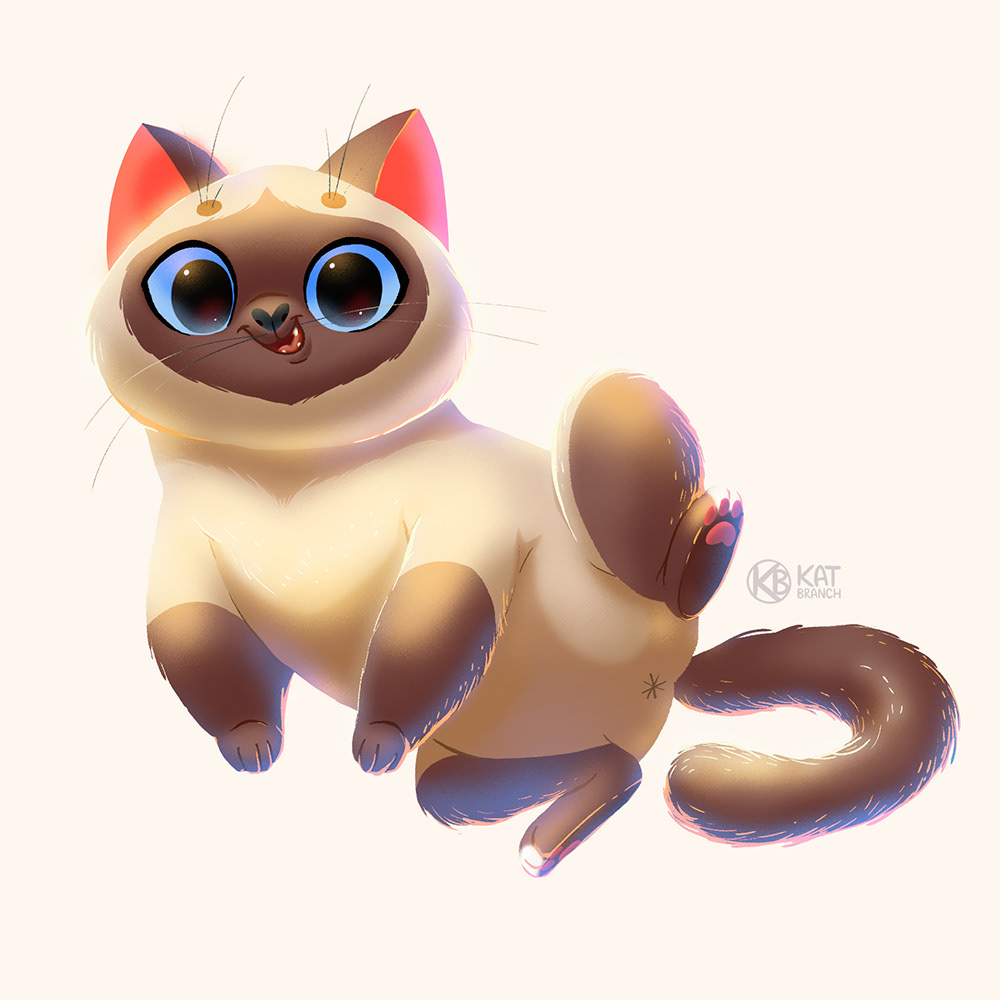 animal art cartoon Cat Character design  concept art cute digital digital illustration painting  