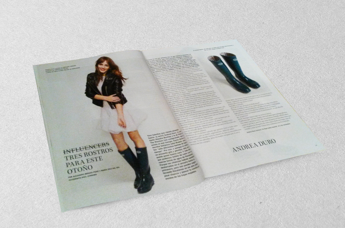 magazine revista editorial maquetación moda