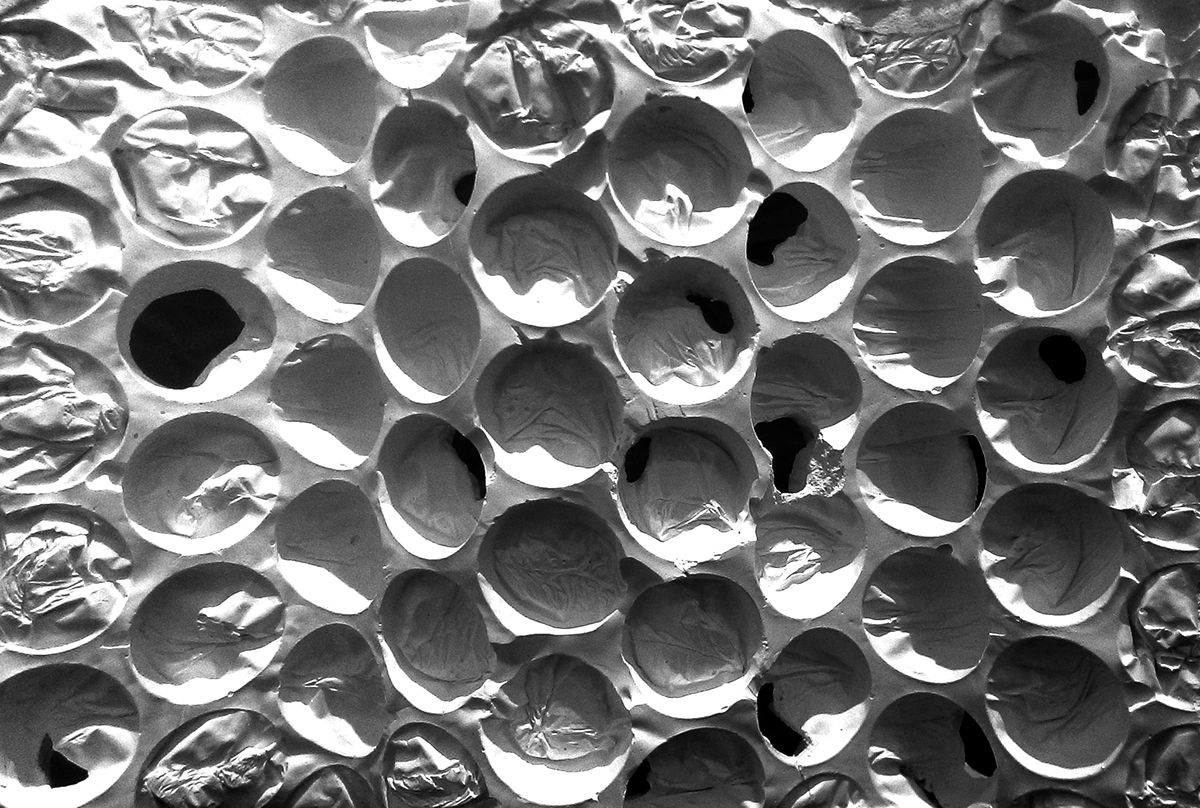 concrete bubble casting watercolor Drafting light ventilation privacy block