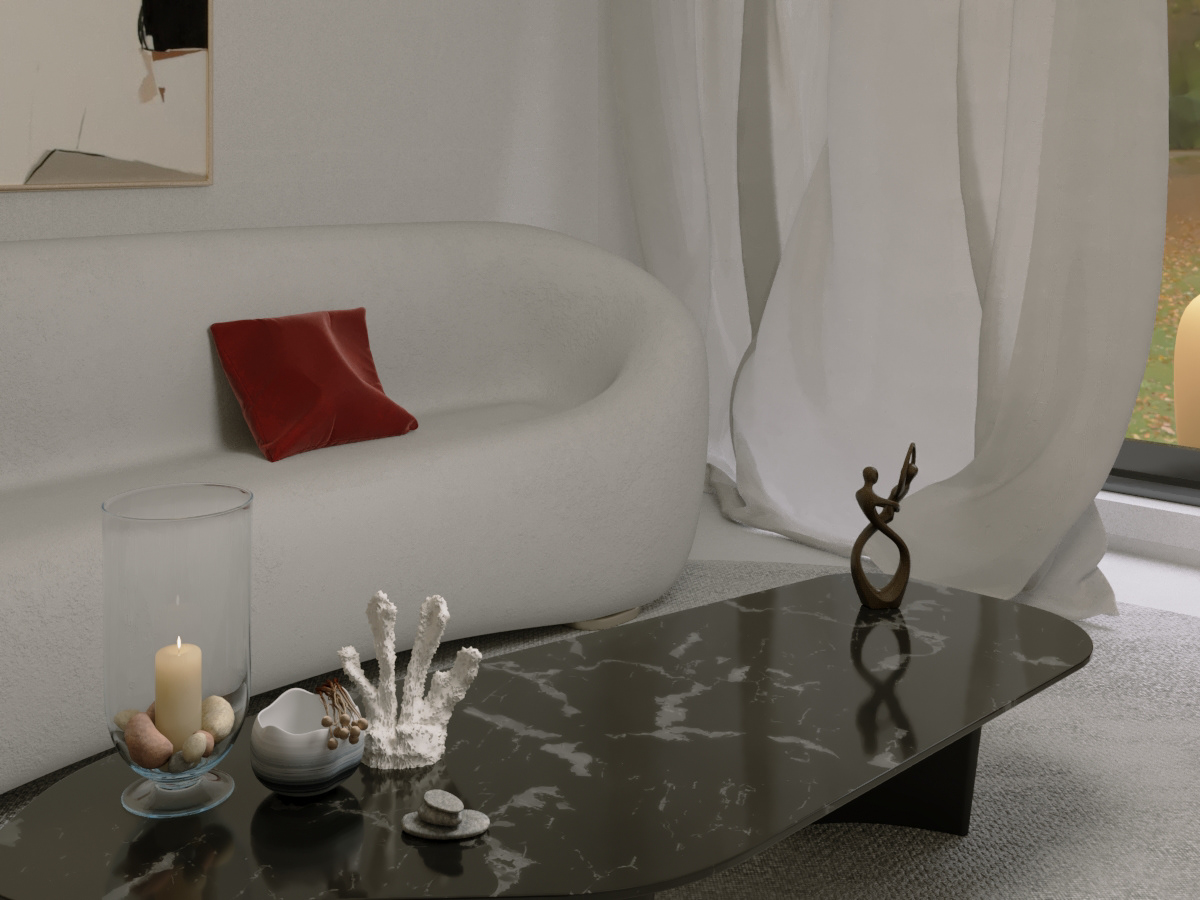 3D 3ds max architecture corona render  design interior design  modern Render salon visualization