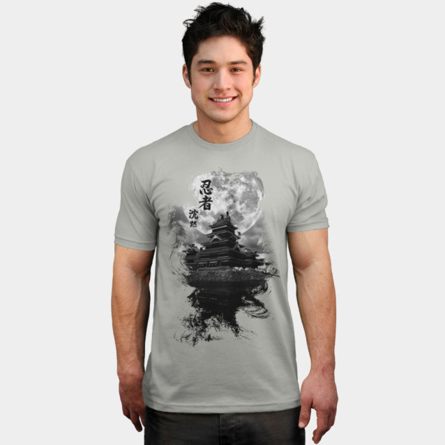 cyncorartworks designbyhumans graphicart moon ninja Sword t-shirts tshirt tshirts warrior