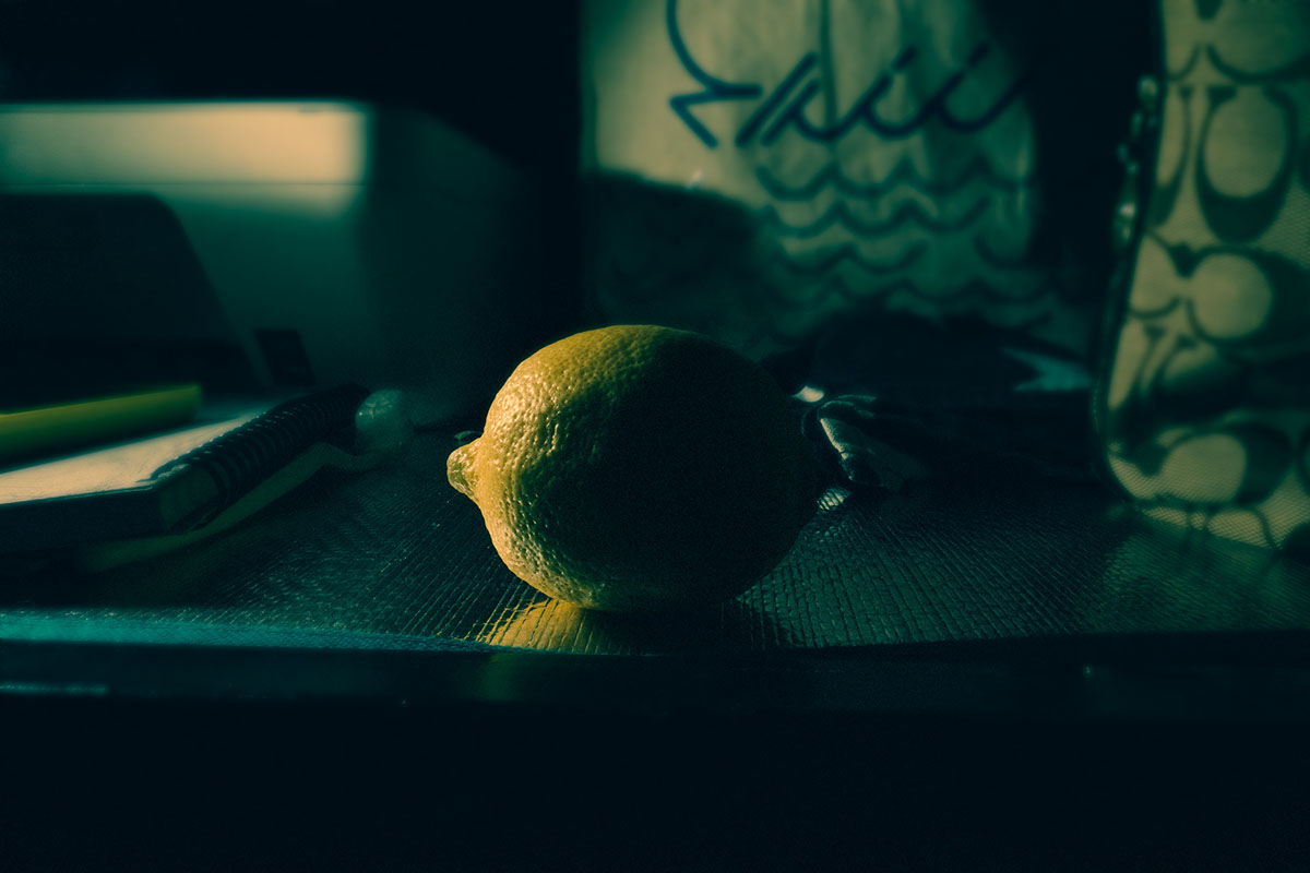 lemon Love Lemontree art Interpretation yellogreen colorgrading