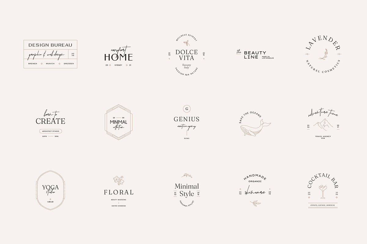 logo logofolio minimal minimalistic business card Corporate Identity Logo Design download mockup template