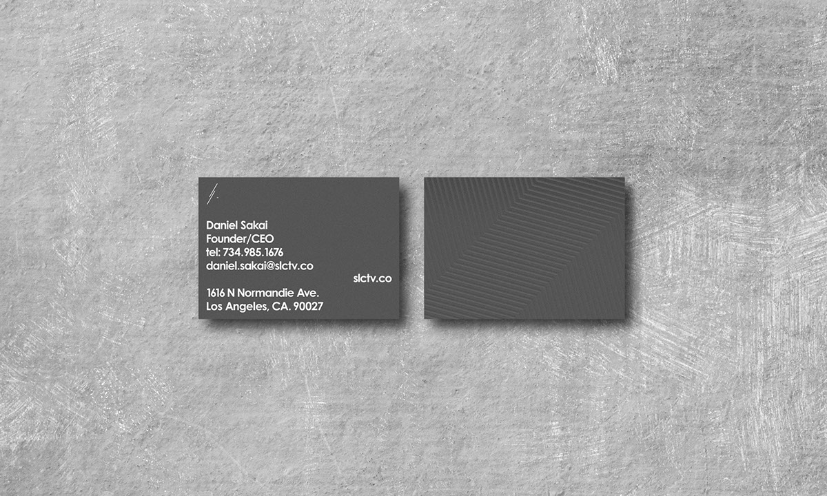 brand identity. minimal concrete gray clothing label architecture