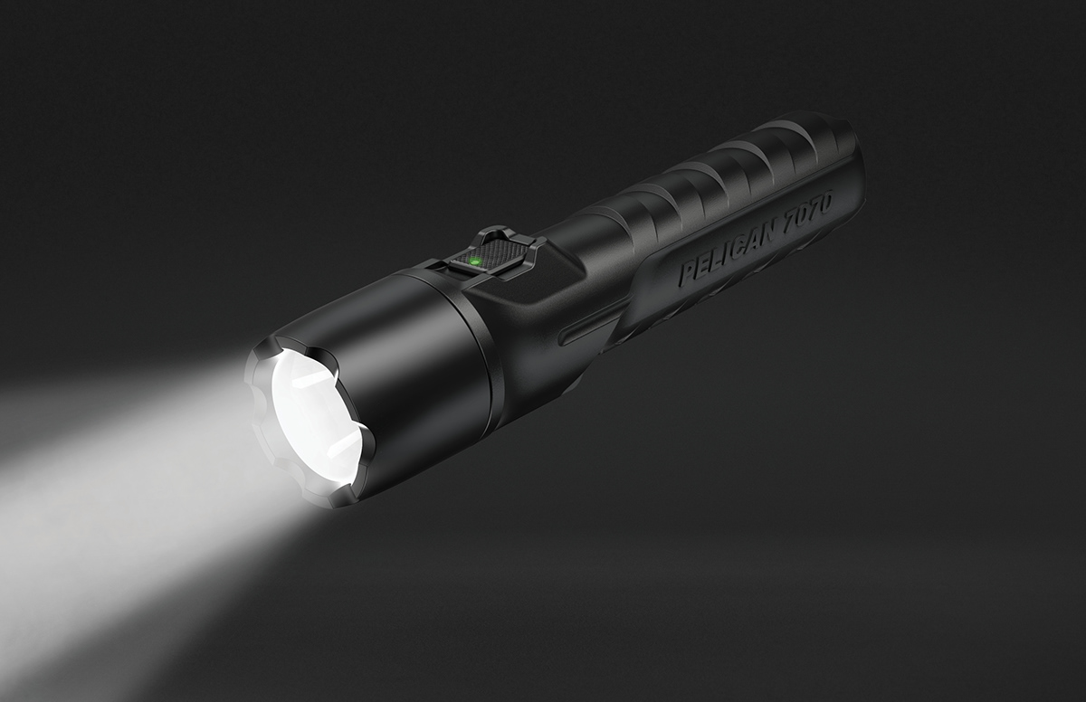 industrial design  flashlight tactical rugged waterproof wireless user interface ux lighting