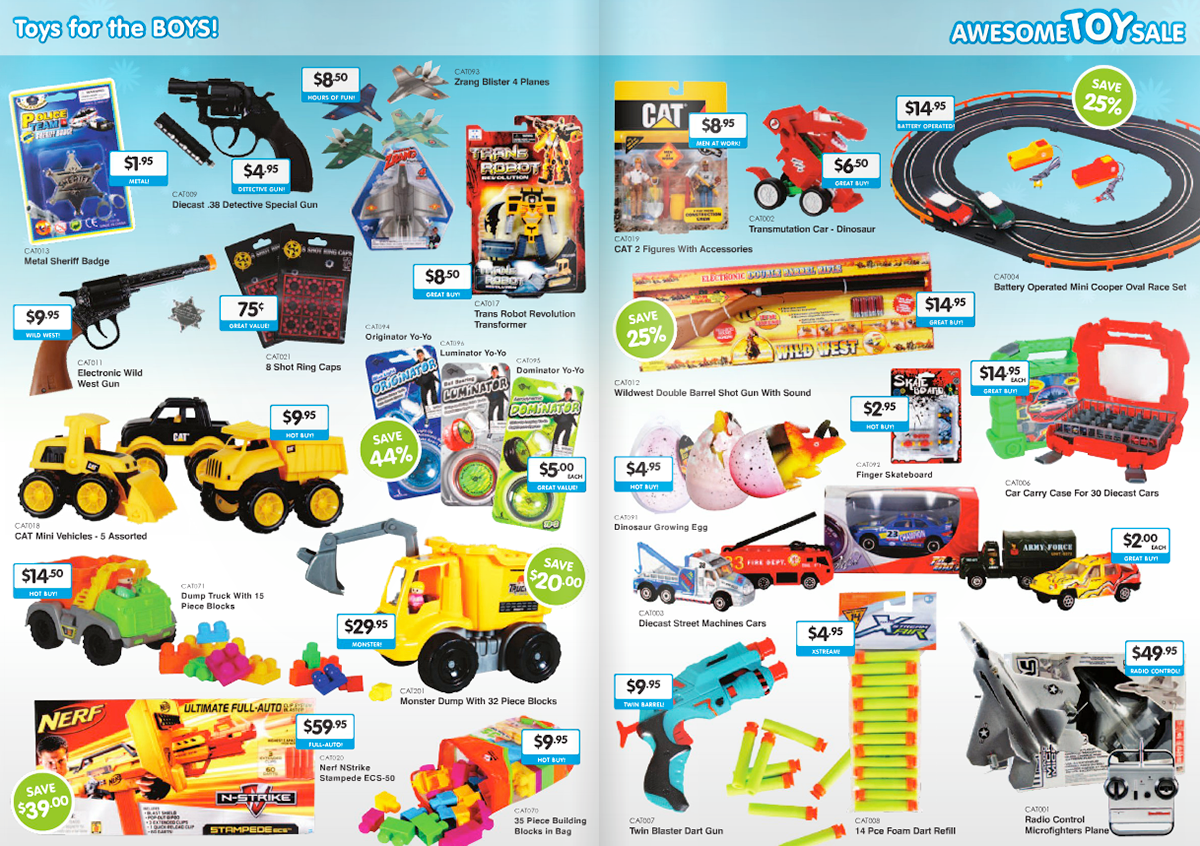 ace toys Catalogue christams sale