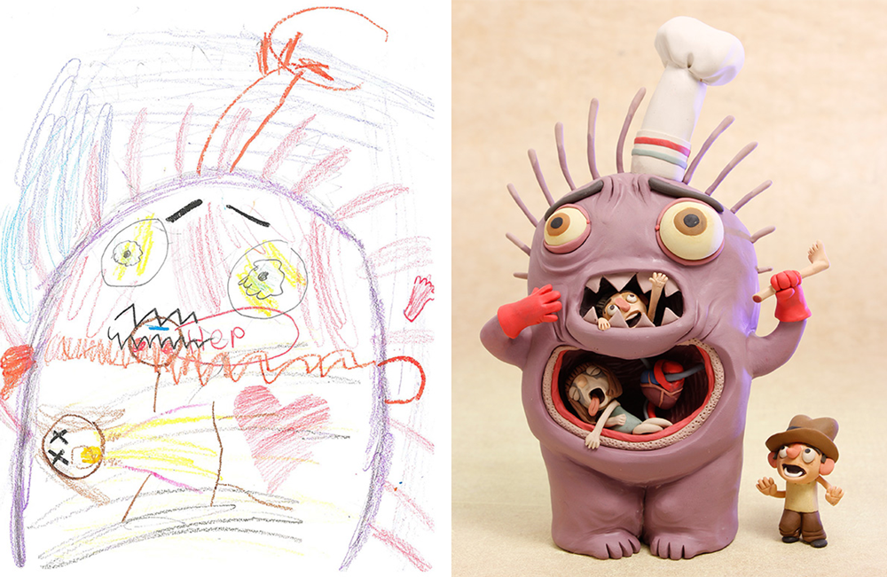 the monster project Austin texas atx creatures beasts Cartoons monster spooky Scary cute kids art