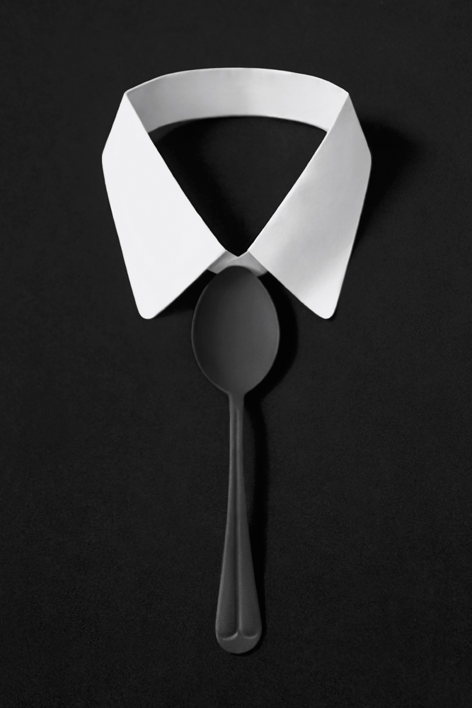 black  lowkey  objects Pasta spoon still life creative Minimalism objects simplicity