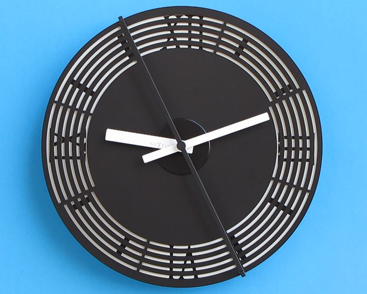 Wall Clock Design optical illusion moire animation  design industrial design 