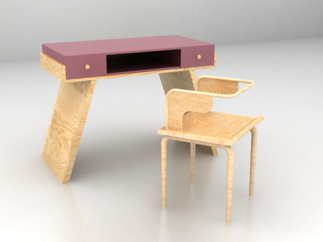 wood combining veneer minggo credenza table