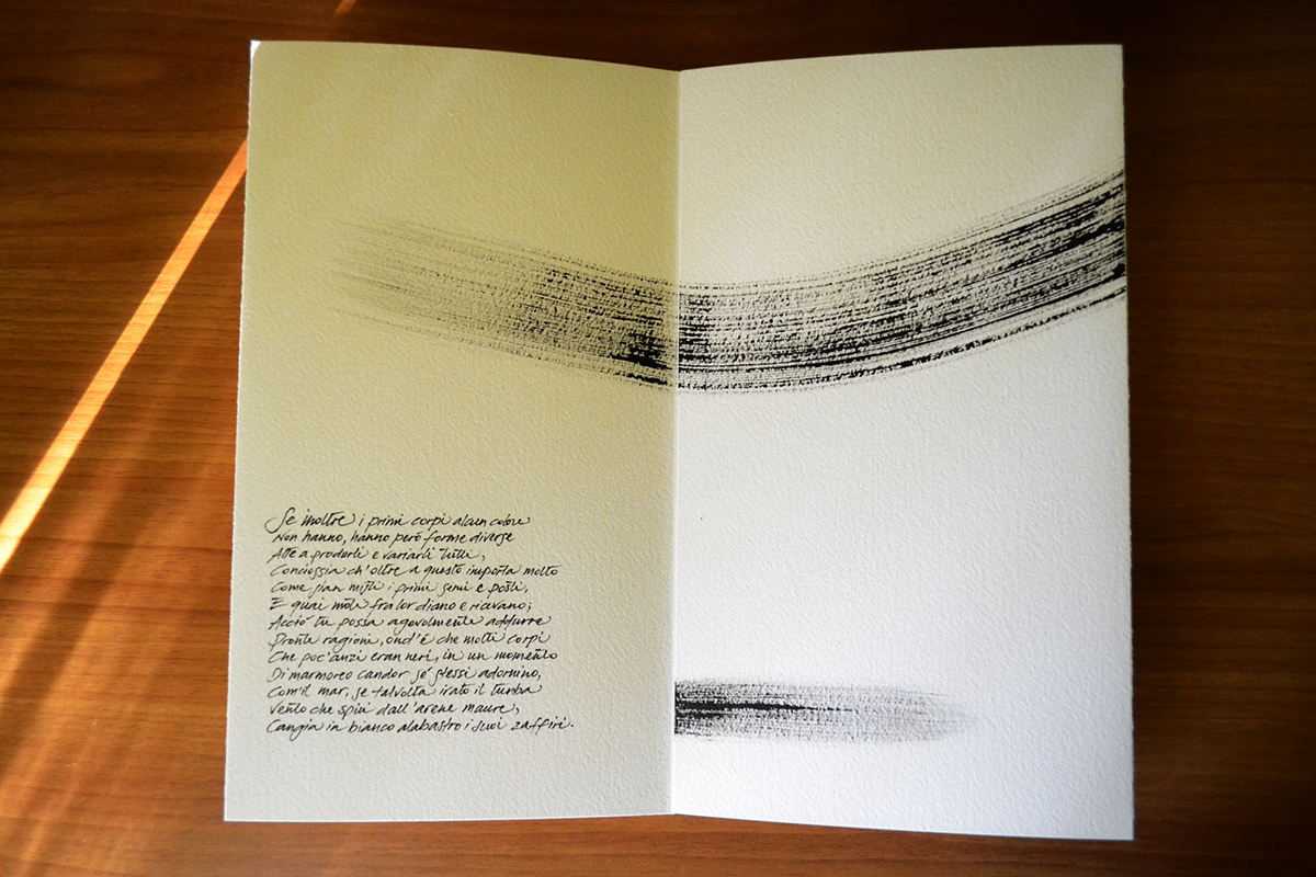 Calligraphy   artbook china ink ink paper binding monochrome Workshop edizione d'arte leporello