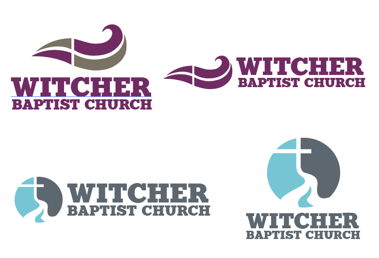 logo church Witcher Baptist West Virginia Witcher Creek identity Freelance PylesDesign